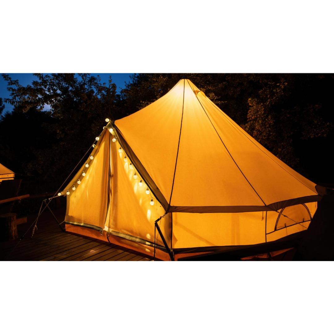 Lodge Tente Les Pommiers Glamping O Rendez-Vous En Demi-Pension Roquefeuil 외부 사진